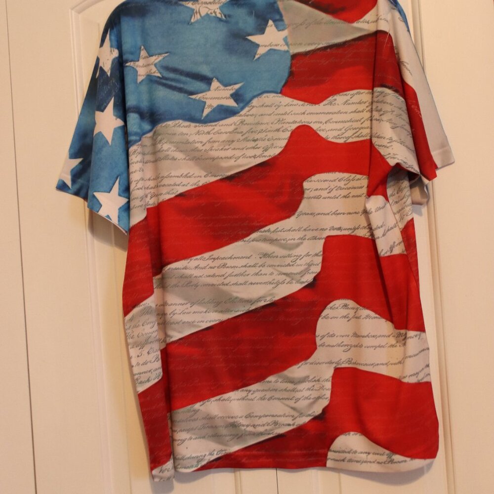 Cotton Traders Sport Patriotic Tee  Size L - Picture 9 of 9